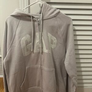 GAP Heather Gray Fleece Jacket